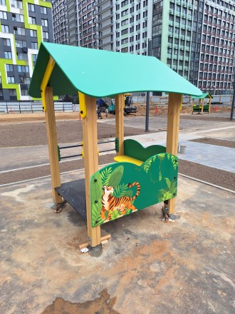 Домик-беседка (ламинированный пол) ПС-11.4