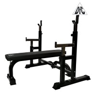 Скамья со стойками под штангу DFC черн. DZ005FBB (два короба)