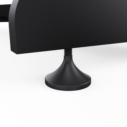 Игровой стол  -  аэрохоккей с подсветкой DFC Championship 53" 135 х 65 см, складной, черный