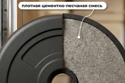 Диск 26 мм. пластиковый 1,25 кг VictoryFit VF-SPL260125 Диск 26 мм. пластиковый 1,25 кг VictoryFit VF-SPL260125