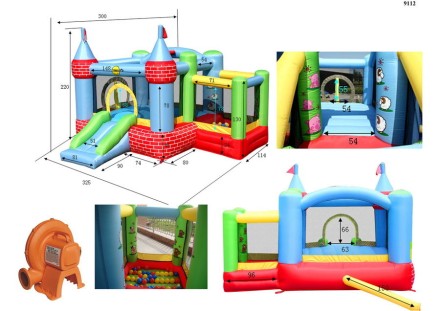 Надувной батут Цитадель арт. 9112