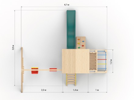 Детская игровая площадка Лео