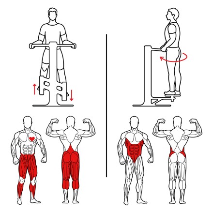 Уличный тренажер 'Степ-Твистер' УТ-17/18