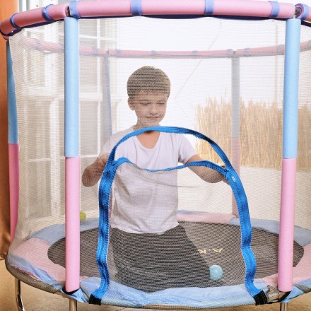 Батут детский DFC A.KOU KIDS 55" (140 см) с сеткой