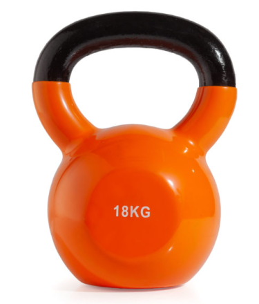 Гиря чугунная винил 18 кг (модель: К-4) VictoryFit VF-KV180