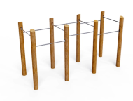 Воркаут комплекс ЭКО (несколько турников разной высоты)