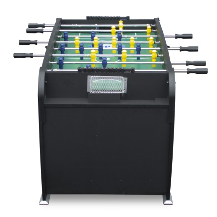 Игровой стол - футбол "Rialto" (141x73x82, светло-черный)