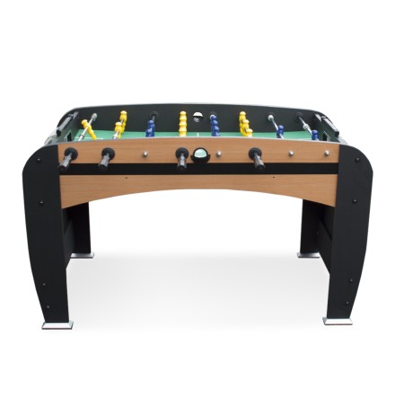 Игровой стол - футбол "Rialto" (141x73x82, светло-черный)