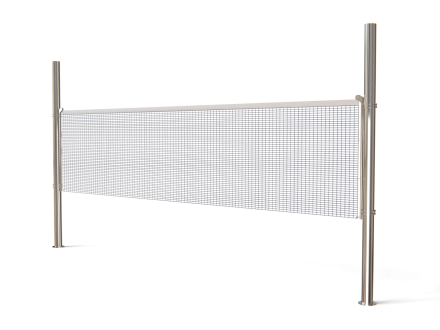 Универсальные стойки из нержавейки (волейбол, бадминтон, б.теннис)