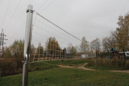 Универсальные стойки из нержавейки (волейбол, бадминтон, б.теннис)