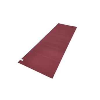 RAYG-11050RW Складной коврик (мат) для йоги Reebok, цвет домашнее вино