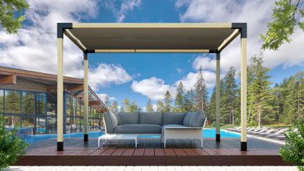 БАЗОВАЯ МОДЕЛЬ БЕСЕДКИ MODUL MASTER A2