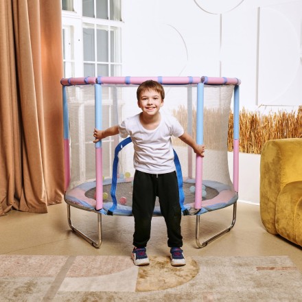 Батут детский DFC A.KOU KIDS 48" (122 см) с сеткой Батут детский DFC A.KOU KIDS 48" (122 см) с сеткой