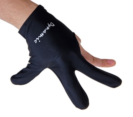 Перчатка бильярдная "Dynamic Pro" (черная)