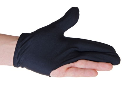 Перчатка бильярдная "Dynamic Pro" (черная)