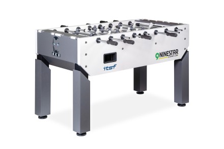 Игровой стол - футбол "Nine Star Iron Men ITSF Grey" (144х75,5х90) Игровой стол - футбол "Nine Star Iron Men ITSF Grey" (144х75,5х90)