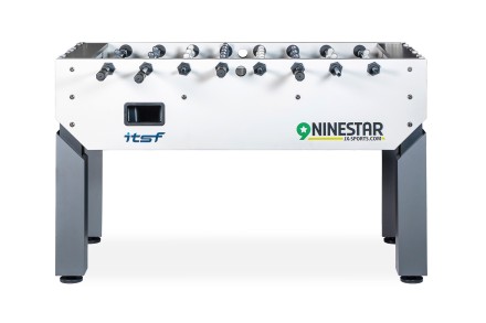 Игровой стол - футбол "Nine Star Iron Men ITSF Grey" (144х75,5х90) Игровой стол - футбол "Nine Star Iron Men ITSF Grey" (144х75,5х90)