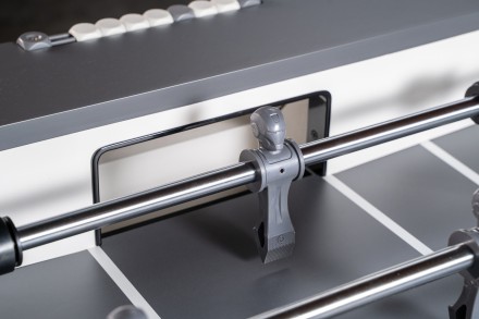 Игровой стол - футбол "Nine Star Iron Men ITSF Grey" (144х75,5х90) Игровой стол - футбол "Nine Star Iron Men ITSF Grey" (144х75,5х90)