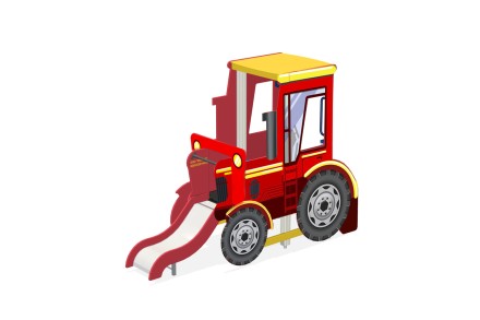Игровое оборудование 'Трактор с горкой' ИО-37