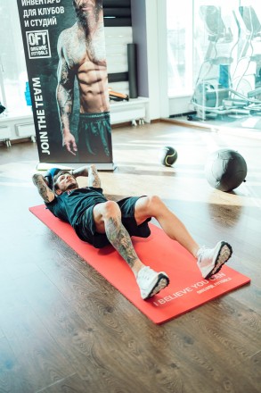 Мяч тренировочный (медицинбол) с хватами, 9 кг