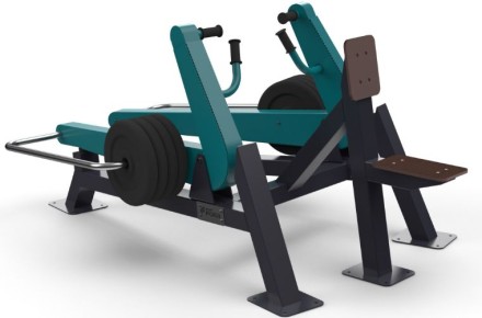 Уличный тренажер Рычажная тяга на себя