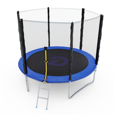 Батут с сеткой DFC PELPO 8ft с лестницей, BLUE Батут с сеткой DFC PELPO 8ft с лестницей, BLUE