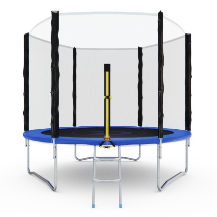 Батут с сеткой DFC PELPO 8ft с лестницей, BLUE Батут с сеткой DFC PELPO 8ft с лестницей, BLUE