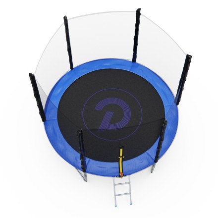 Батут с сеткой DFC PELPO 8ft с лестницей, BLUE Батут с сеткой DFC PELPO 8ft с лестницей, BLUE