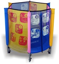 Мини-батут 40 (диаметр 102 см) с защитной сетью TRBB