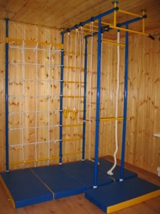 Детский спортивный комплекс Городок Babysport 4-х опорный с сеткой-1м.