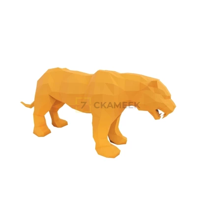 Полигональная фигура «Тигр» Полигональная фигура «Тигр»