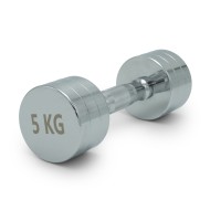 Гантель UNIX Fit PRO круглая хромированная 5 кг / шт. Гантель UNIX Fit PRO круглая хромированная 5 кг / шт.