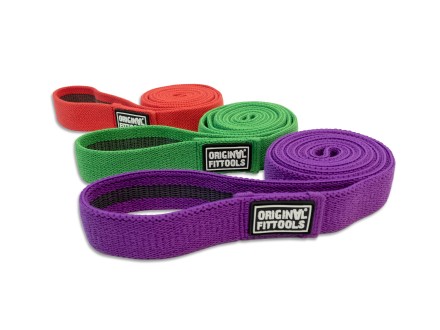 Эспандер ленточный тканевый сопротивление 10-15 LBS