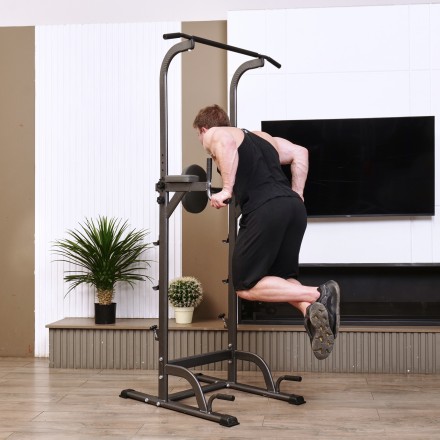 Турник-брусья DFC G-series с прямой скамьей Турник-брусья DFC G-series с прямой скамьей