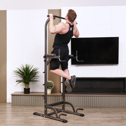 Турник-брусья DFC G-series с прямой скамьей Турник-брусья DFC G-series с прямой скамьей