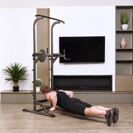 Турник-брусья DFC G-series с прямой скамьей Турник-брусья DFC G-series с прямой скамьей