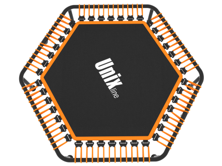 Батут спортивный UNIX Line FITNESS Lite Orange (130 cm)