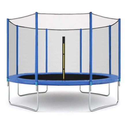 Батут с защитной сеткой "PERFETTO SPORT ACTIVITY 12" диаметр 3,7 м синий