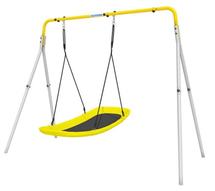 Качели двойные + ЛОДКА качели Romana R.103.28.04 (серый, серый/желтый)