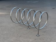 Велопарковка Спираль нержавейка
