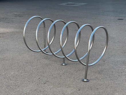 Велопарковка Спираль нержавейка