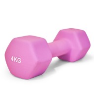 Гантель UNIX Fit неопреновая 4 кг / шт. Violet Гантель UNIX Fit неопреновая 4 кг / шт. Violet