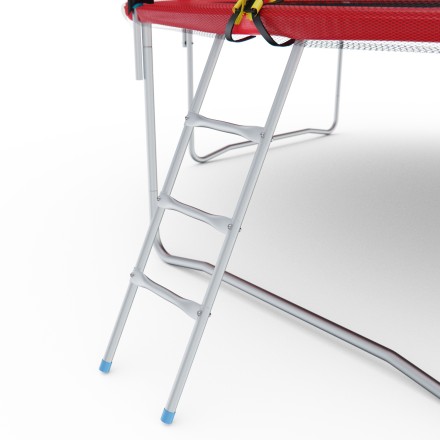 Батут с сеткой DFC PELPO 12ft с лестницей, RED Батут с сеткой DFC PELPO 12ft с лестницей, RED