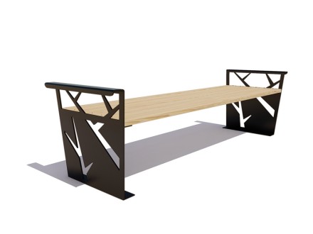 Скамейка «Березка» без спинки