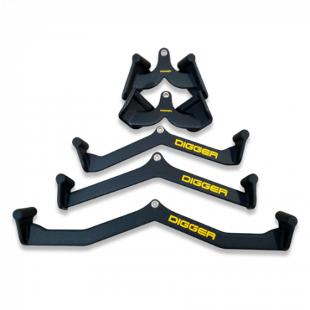 Комплект профессиональных рукояток для тяги (5шт) Hasttings Digger HD61F2A