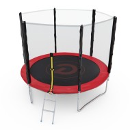Батут с сеткой DFC PELPO 8ft с лестницей, RED Батут с сеткой DFC PELPO 8ft с лестницей, RED