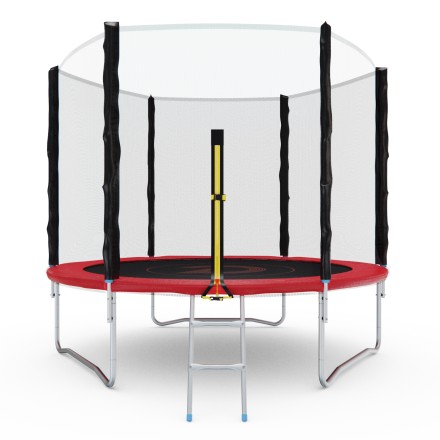 Батут с сеткой DFC PELPO 8ft с лестницей, RED Батут с сеткой DFC PELPO 8ft с лестницей, RED