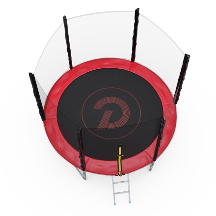 Батут с сеткой DFC PELPO 8ft с лестницей, RED Батут с сеткой DFC PELPO 8ft с лестницей, RED