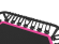 Батут спортивный UNIX Line FITNESS Lite Pink (130 cm)