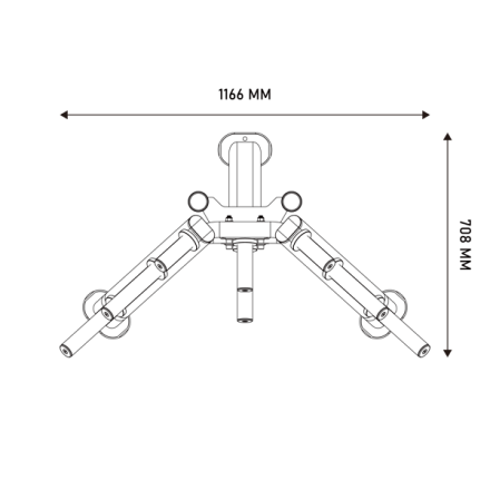 Стойка для дисков и грифов Hasttings Digger OPT65